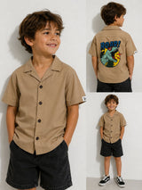 CAMICIA BERNA KIDS MEZZA MANICA BAMBINO DUE COLORI  ART K 240200