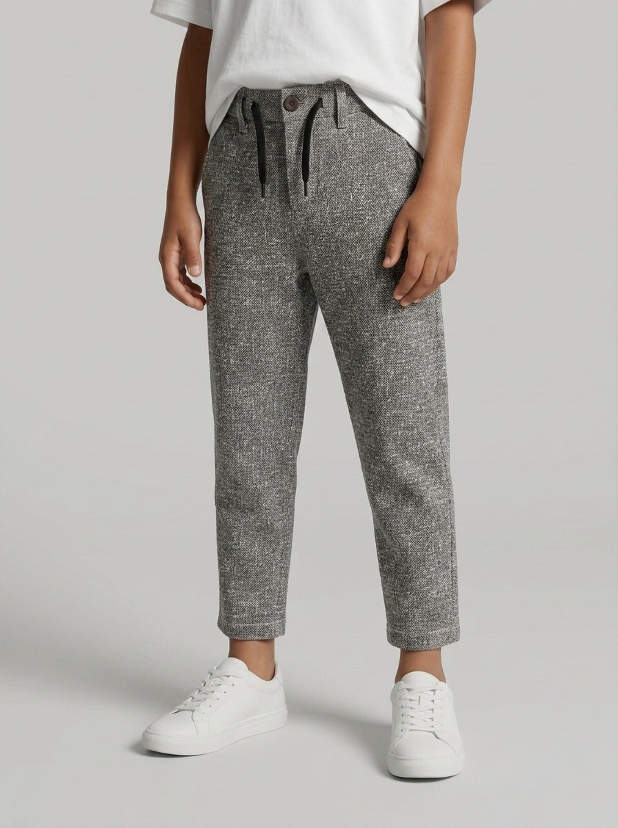 PANTALONE BERNA KIDS BAMBINO PANNA/GRIGIO ART 22565 128