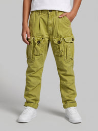 PANTALONE BERNA KIDS CARGO BAMBINO VERDE ACIDO ART  23070 174