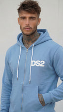FELPA ZIP CON CAPPUCCIO PIU' COLORI - DS2 - ART. SS26271