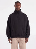 FELPA BL11 CON MEZZA ZIP ART BL26010001