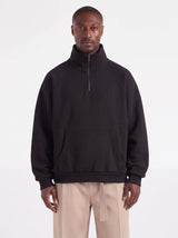 FELPA BL11 CON MEZZA ZIP ART BL26010001