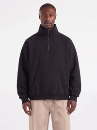 FELPA BL11 CON MEZZA ZIP ART BL26010001