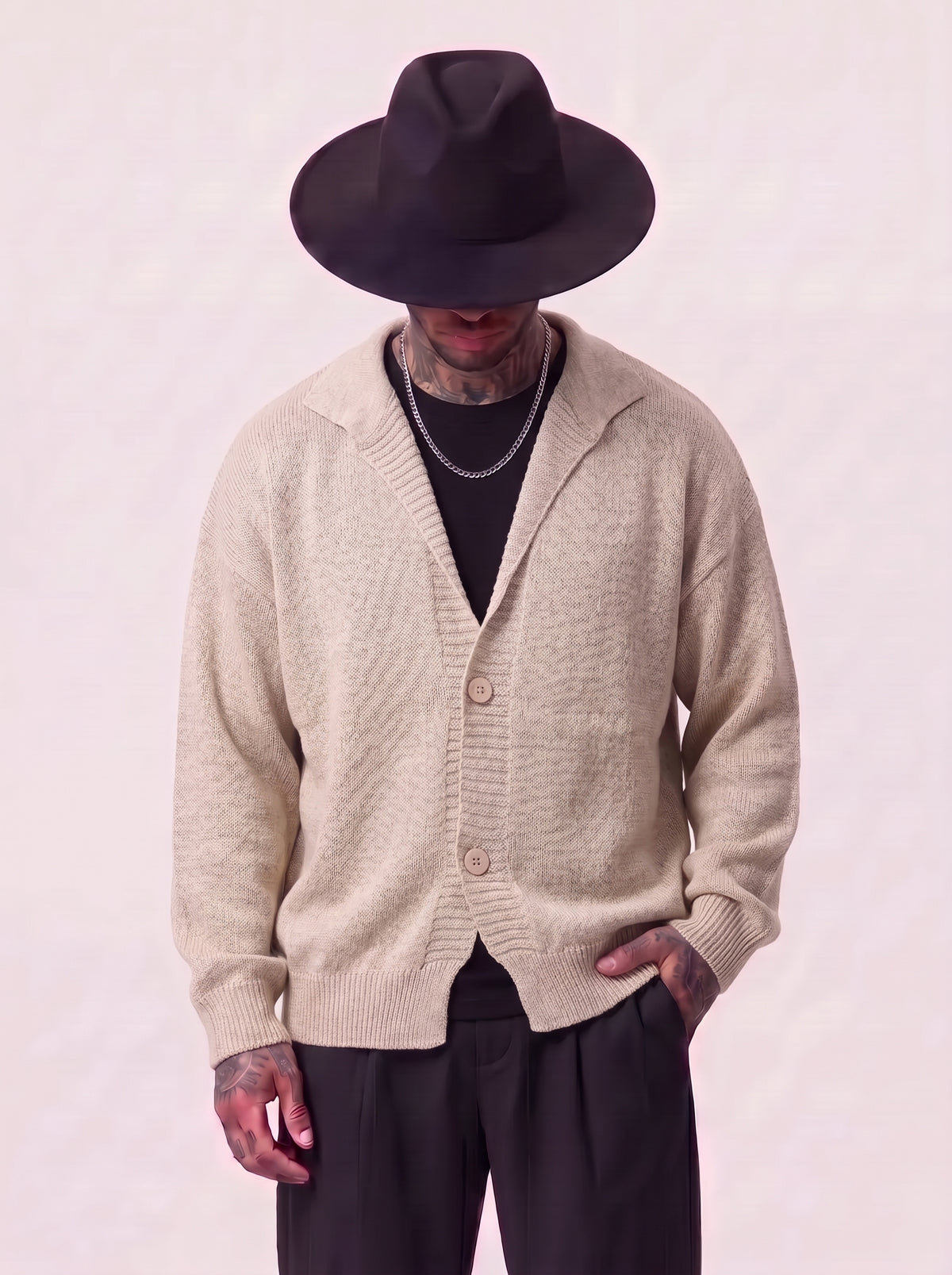 CARDIGAN  NEW JOB BRAND GIACCA POLO SABBIA  ART MA/14