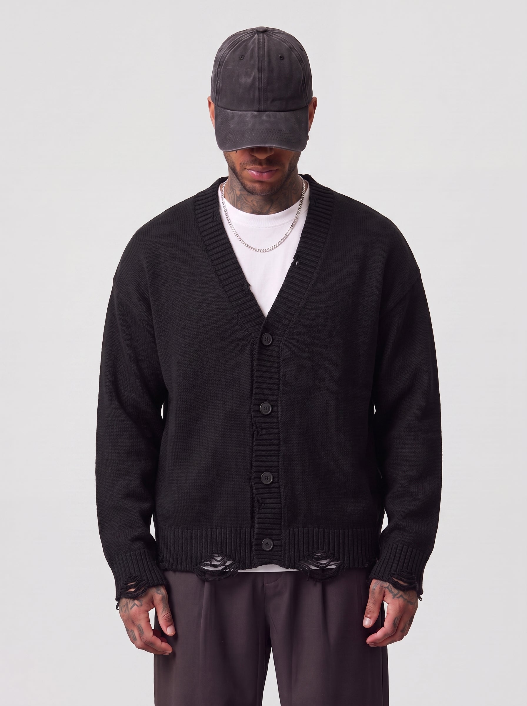 CARDIGAN ONLY&SONS CON ROTTURE E BOTTONI ART 22039814