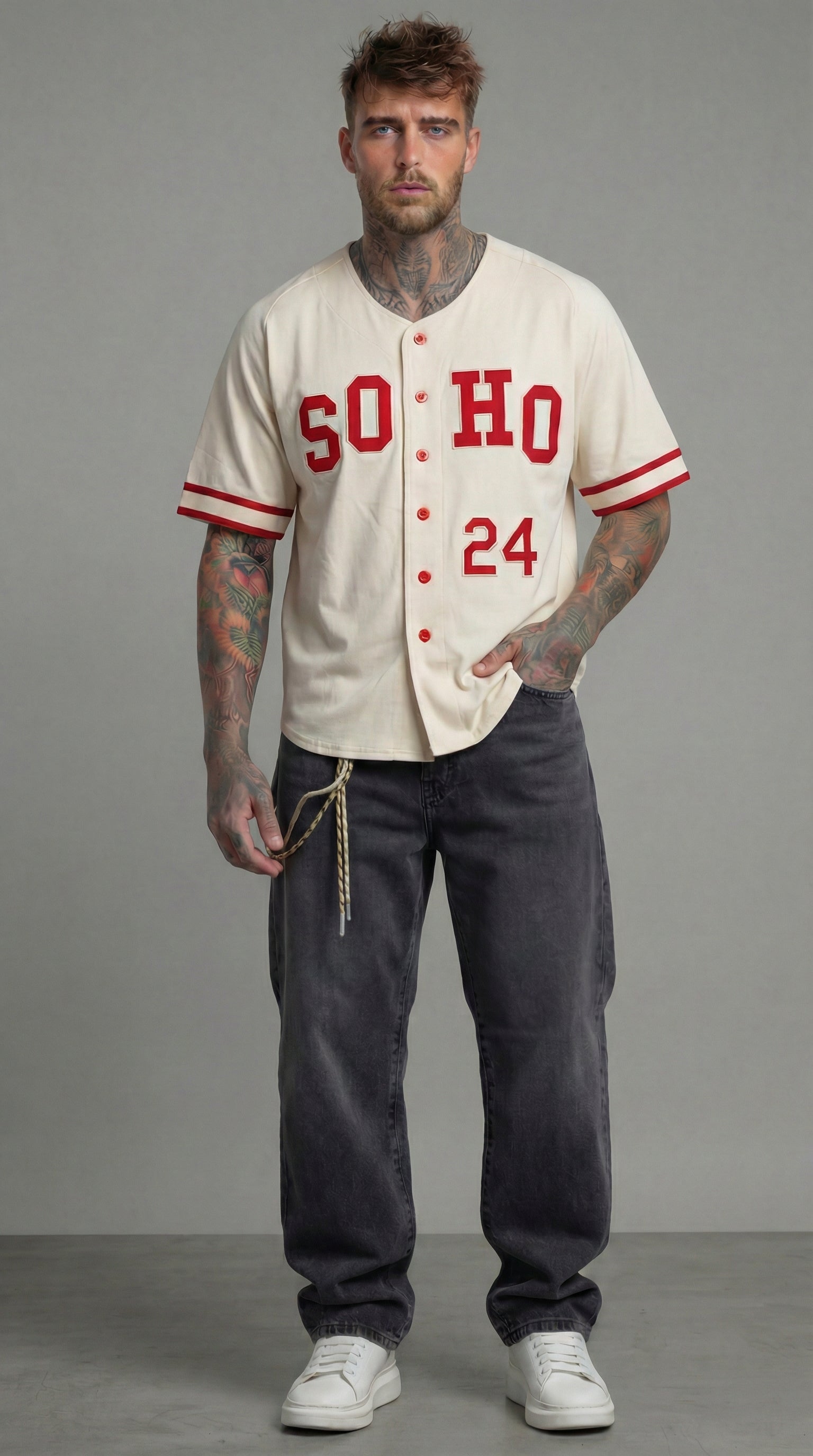 T-SHIRT CASACCA BASEBALL CON PATCH - BERNA - ART. 261232 -30