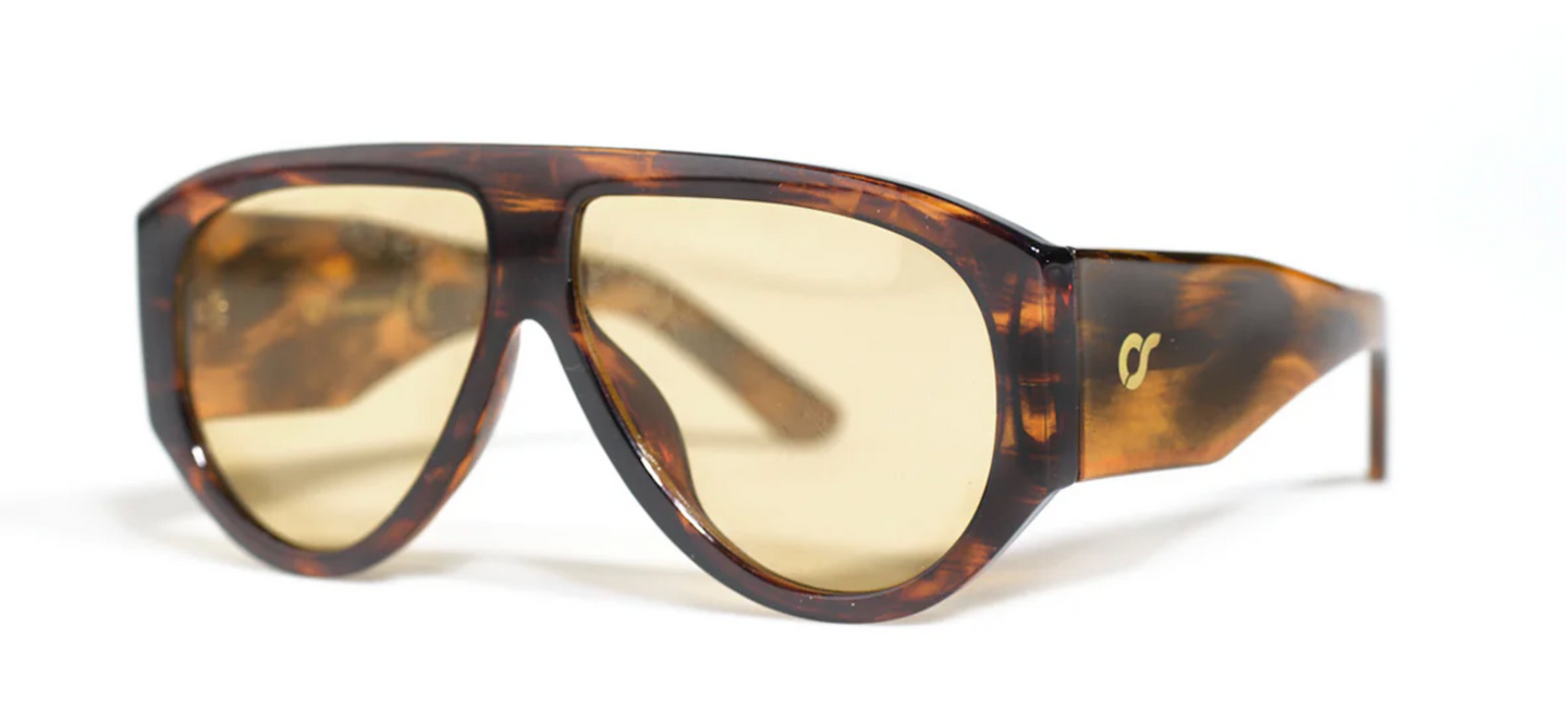 OCCHIALI - OS SUNGLASSES - ART. VENEZIA - COL. HAVANA GIALLO