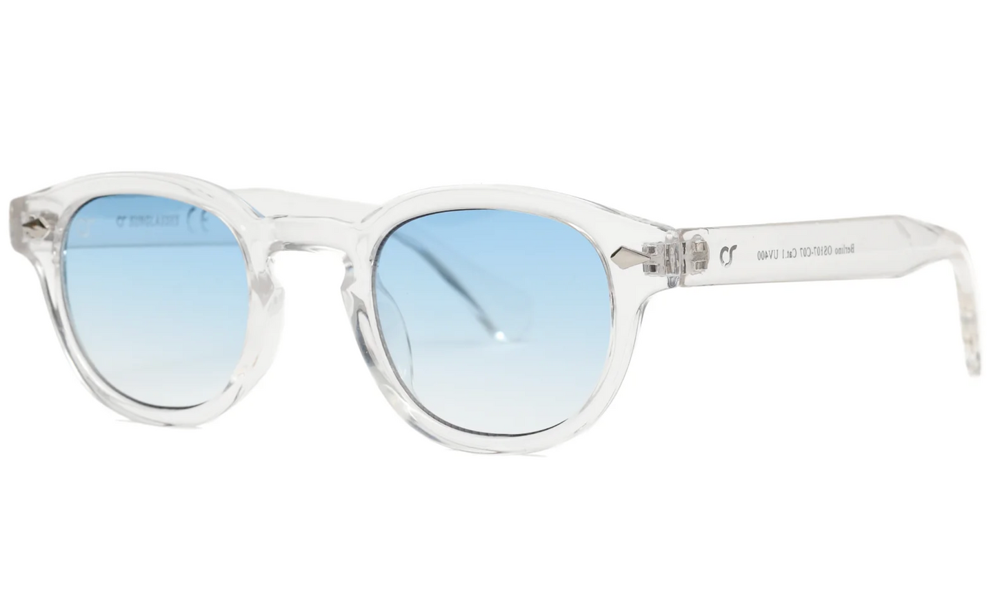 OCCHIALI - OS SUNGLASSES - ART. BERLINO - COL. TRASPARENTE BLU FUME'