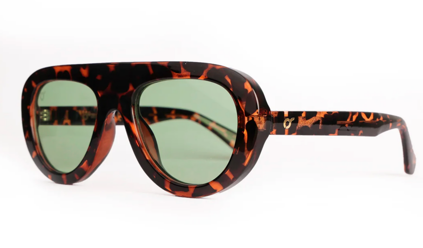 OCCHIALI - OS SUNGLASSES - ART. LIMA - COL. TARTARUGATO VERDE
