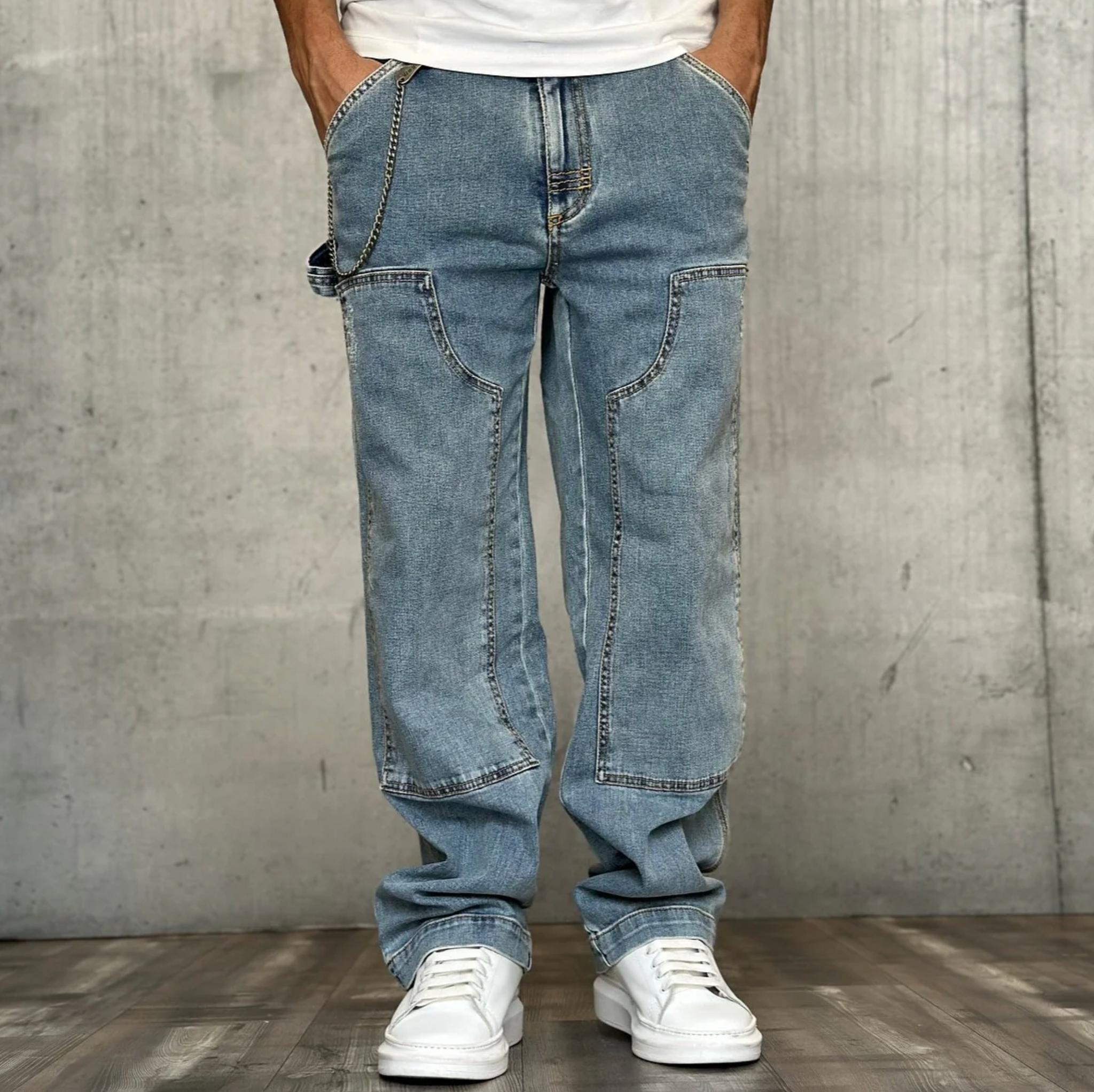 JEANS WORK DENIM - BERNA - *ART. 233236396 - COL. DENIM