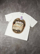 T-SHIRT NOISSEY OVERSIZE BIANCA ART BOCCA LEOPARD