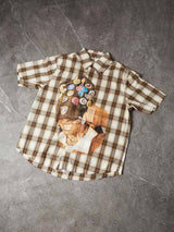CAMICIA M/M CROPPED NOISSEY CAPP CON SPILLE