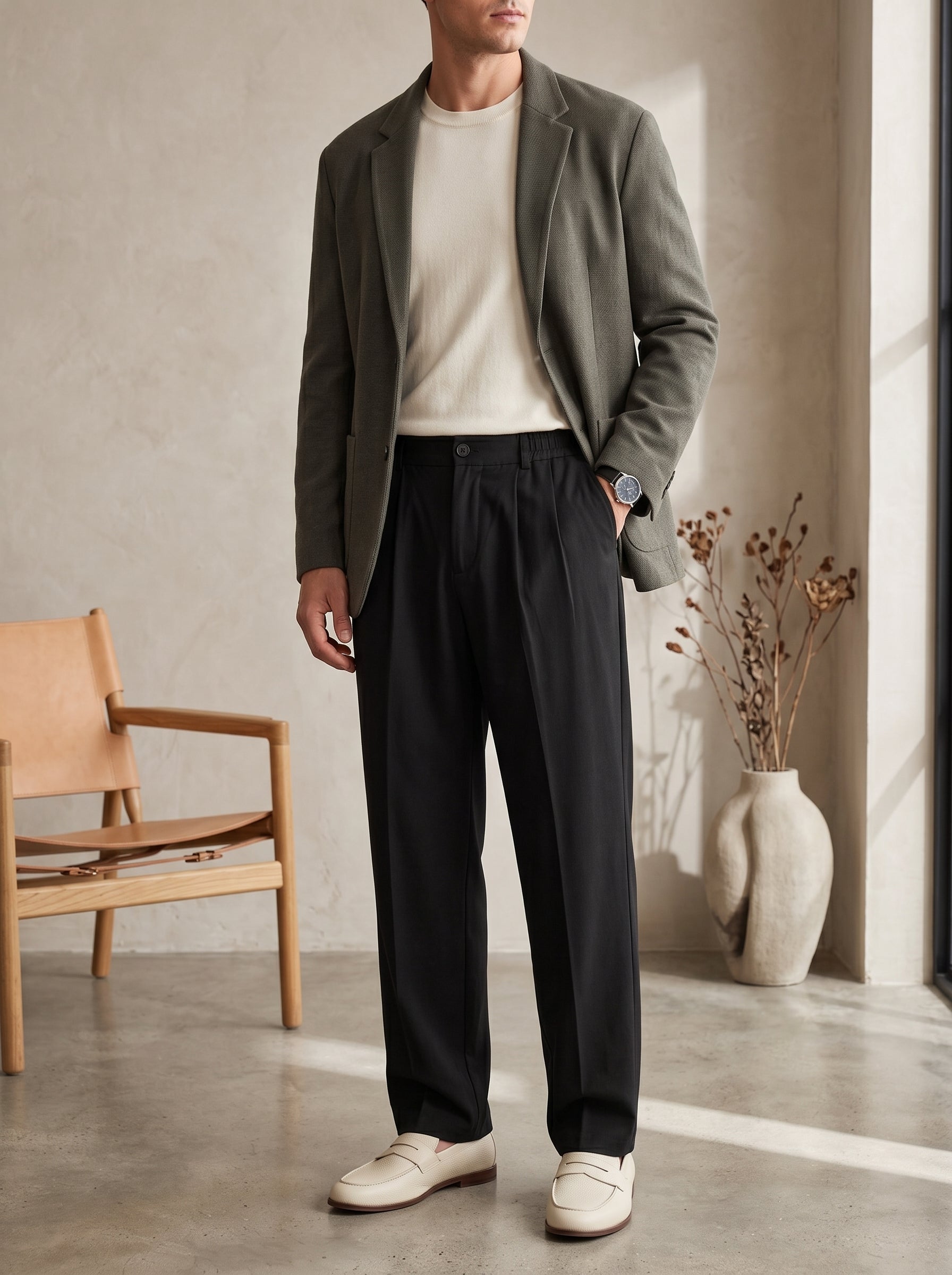 PANTALONE CON ELASTICO IN VITA - NEW JOB BRAND - ART. TREMITY  FW