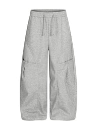 PANTALONE DI TUTA NOISSEY CARGO CASUAL CON ELASTICO IN VITA  E TASCHE ART BOTTONI