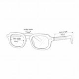 OCCHIALI OS SUNGLASSES  ART IBIZA BLU