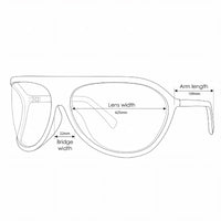 OCCHIALI OS SUNGLASSES  ART NIZZA GIALLO