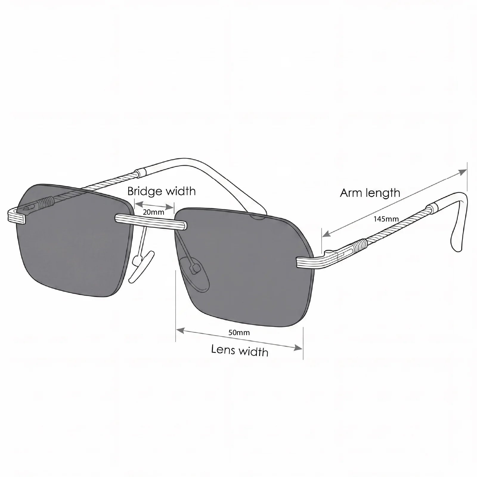 OCCHIALI OS SUNGLASSES  ART MIAMI  COL NERO