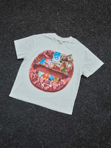 T-SHIRT NOISSEY WHITE BOXYFIT OVERSIZE ART BOCCA LIP BANKNOTE