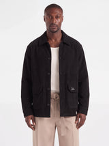 GIUBBINO BL11 OVERSHIRT VELLUTO ART BLK 201001