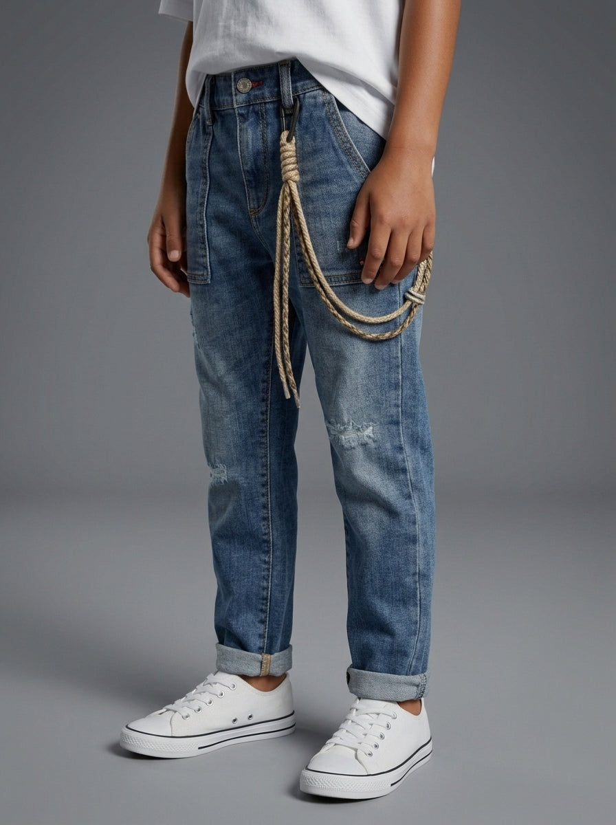 JEANS OVER  BERNA  KIDS BAMBINO DENIM ART 240167 396