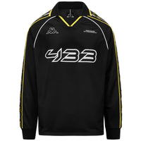 T-SHIRT 222 BANDA ROMBAT 433 - KAPPA - ART. 352616W - COL. Black-white-yellow blazing