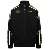 FELPA 222 BANDA SAACHIS 433 - KAPPA - ART. 361X4IW - COL. Black-white-yellow blazing