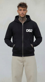 FELPA ZIP CON CAPPUCCIO PIU' COLORI - DS2 - ART. SS26271