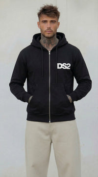 FELPA ZIP CON CAPPUCCIO PIU' COLORI - DS2 - ART. SS26271