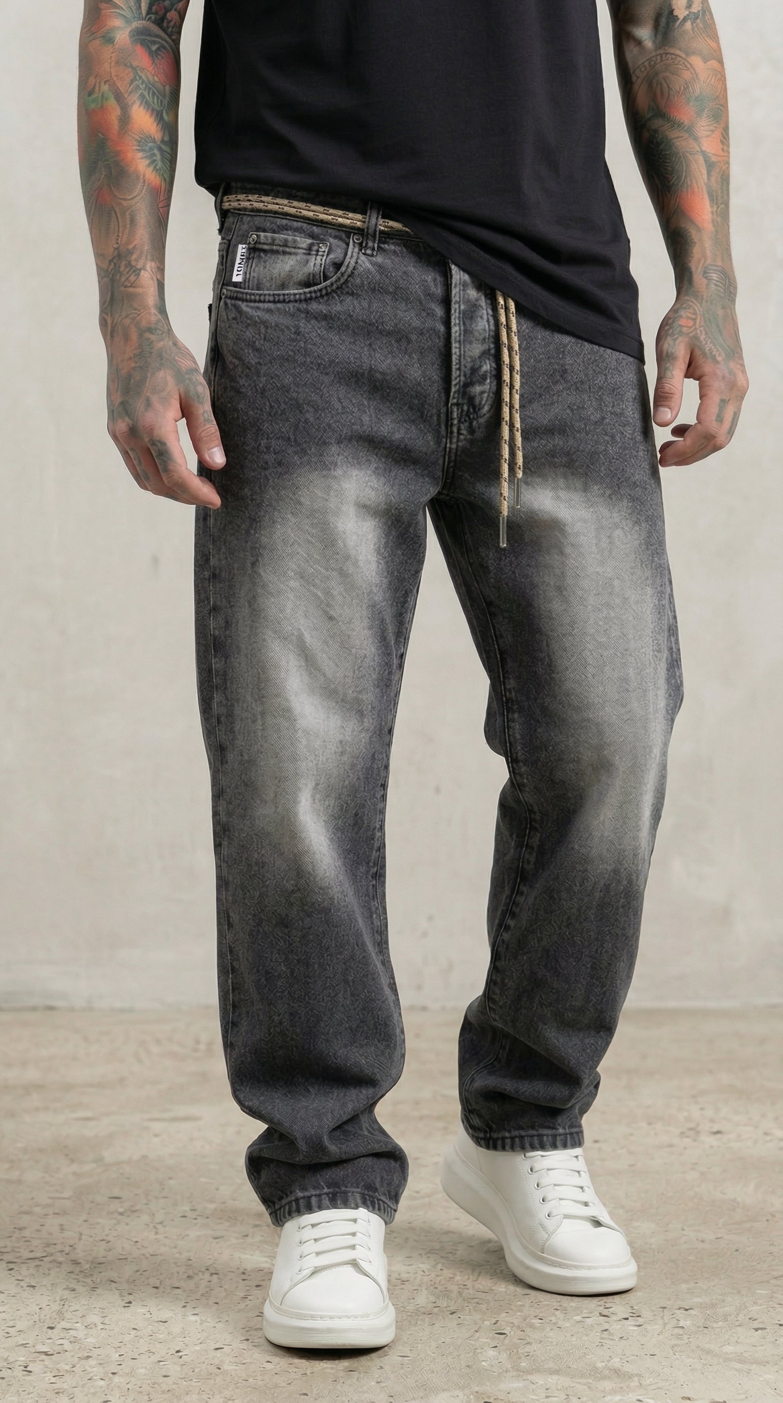 JEANS UOMO REGULAR GRIGIO BERNA - ART.261268-30