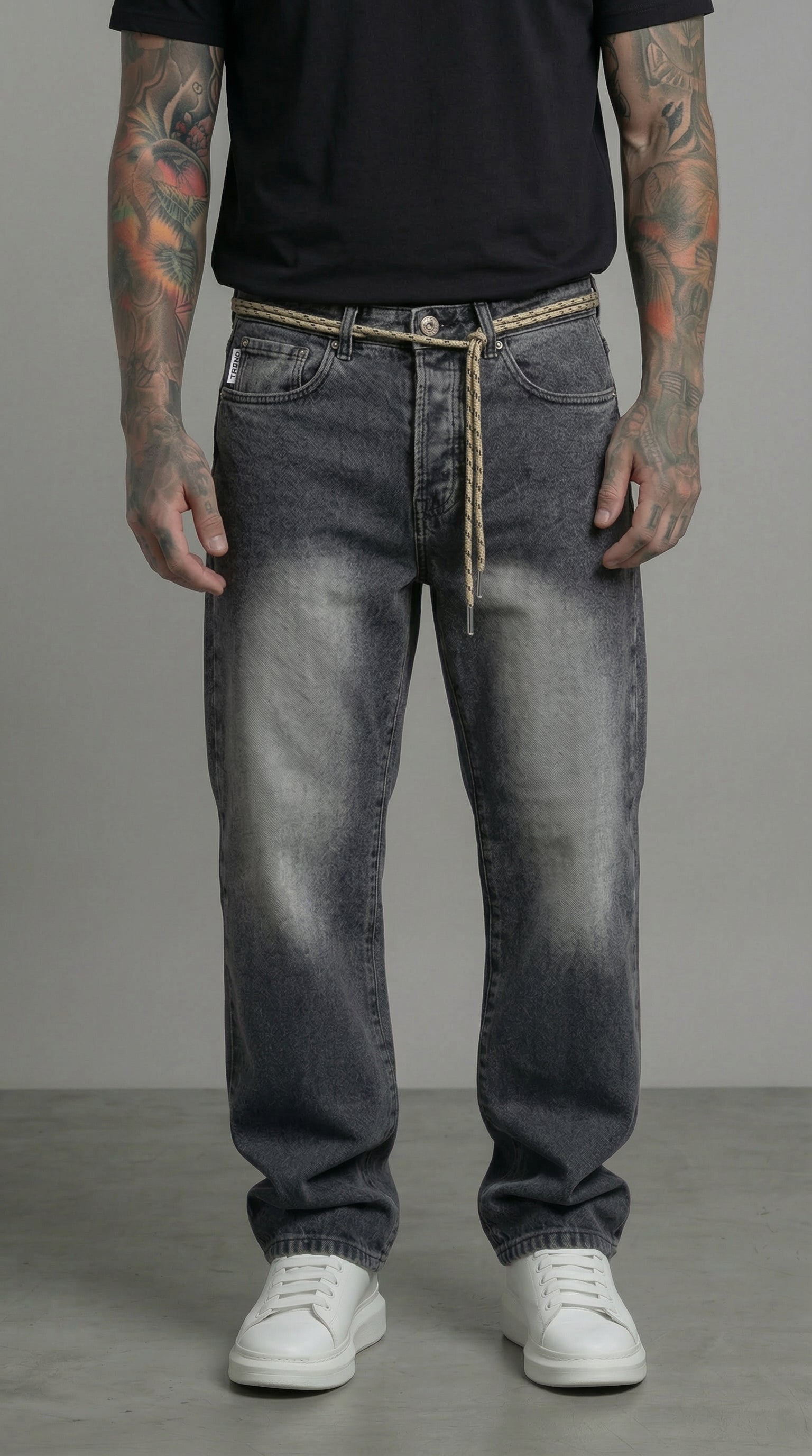 JEANS UOMO REGULAR GRIGIO BERNA - ART.261268-30