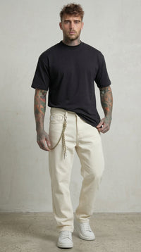 JEANS CROPPED BULL BASICO  PIU' COPLORI  UOMO   BERNA - ART.261274