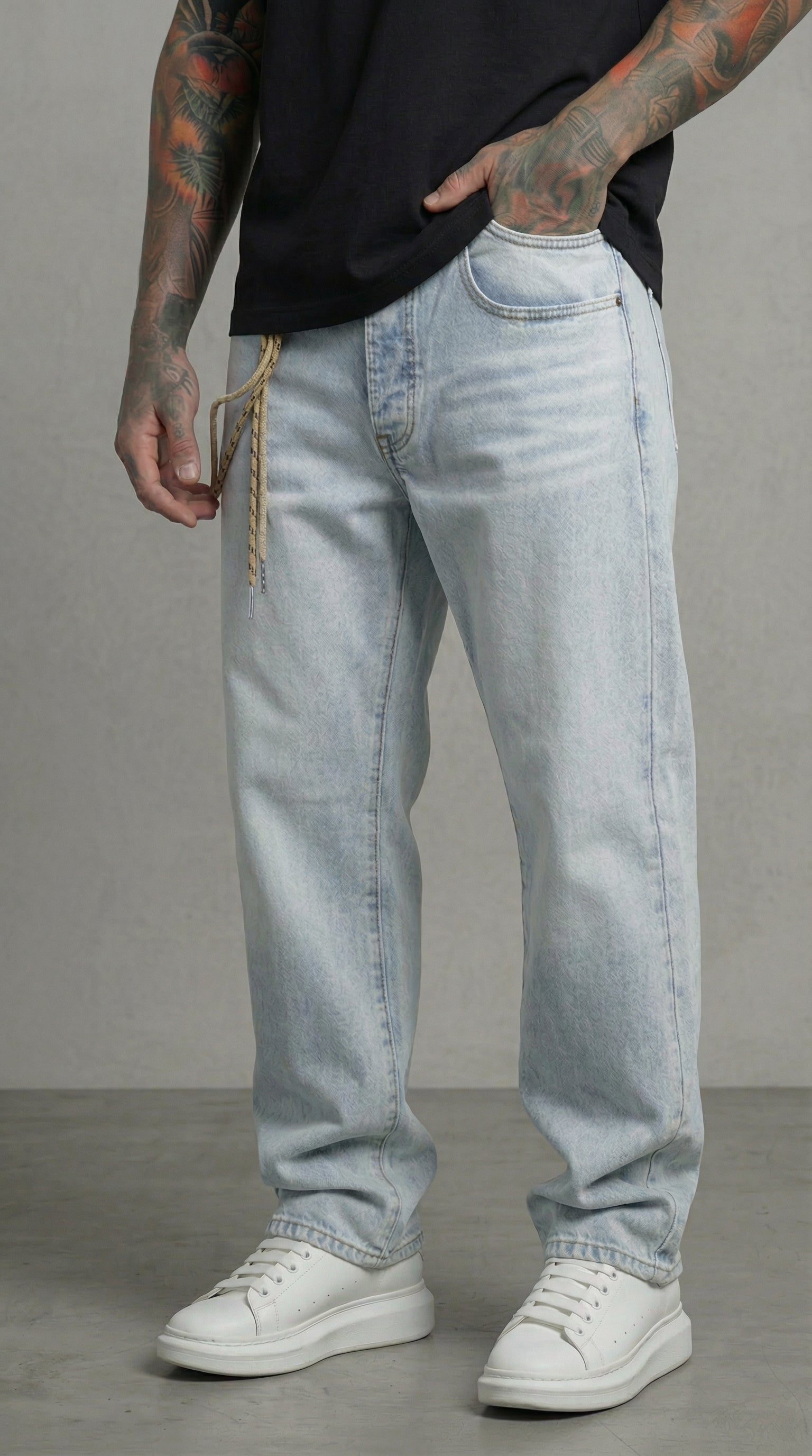 JEANS UOMO REGULAR BLEACH BERNA - ART.261265-30