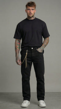 JEANS CROPPED BULL BASICO  PIU' COPLORI  UOMO   BERNA - ART.261274