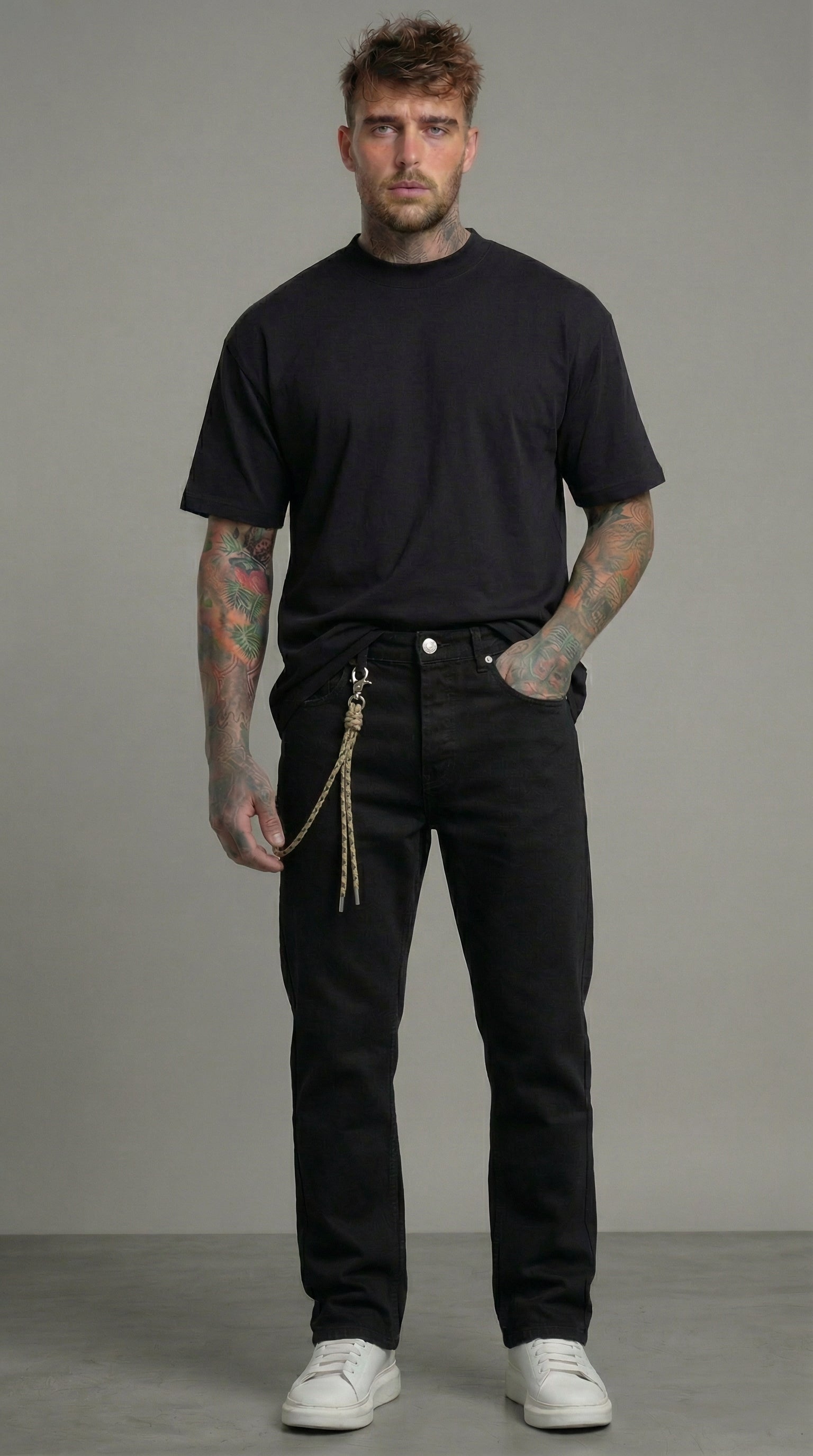 JEANS CROPPED BULL BASICO  PIU' COPLORI  UOMO   BERNA - ART.261274