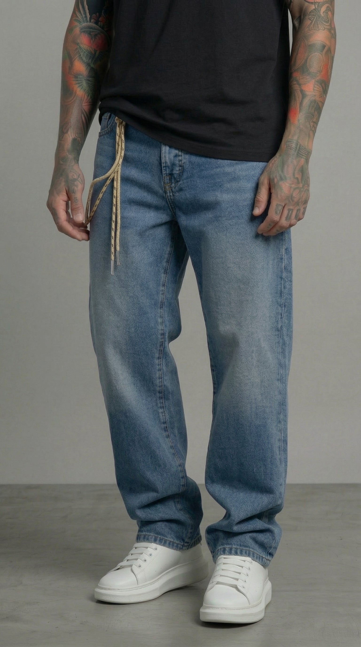 JEANS UOMO REGULAR LAV. MEDIO  BERNA - ART.261266-30