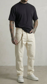 JEANS CROPPED BULL BASICO  PIU' COPLORI  UOMO   BERNA - ART.261274