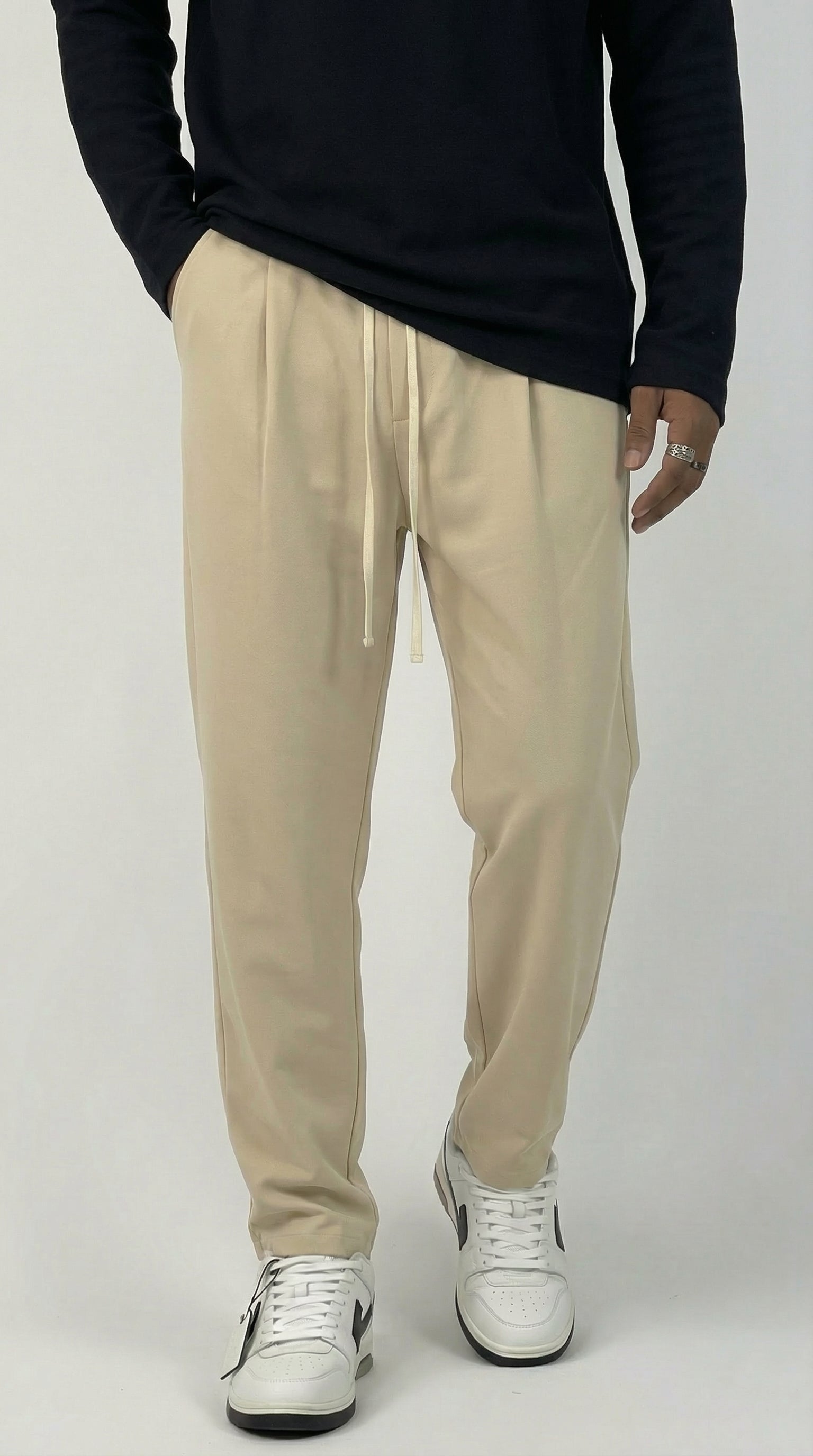PANTALONI NERO CON COULISSE  - IMPERIAL - ART. PC8QLBQ