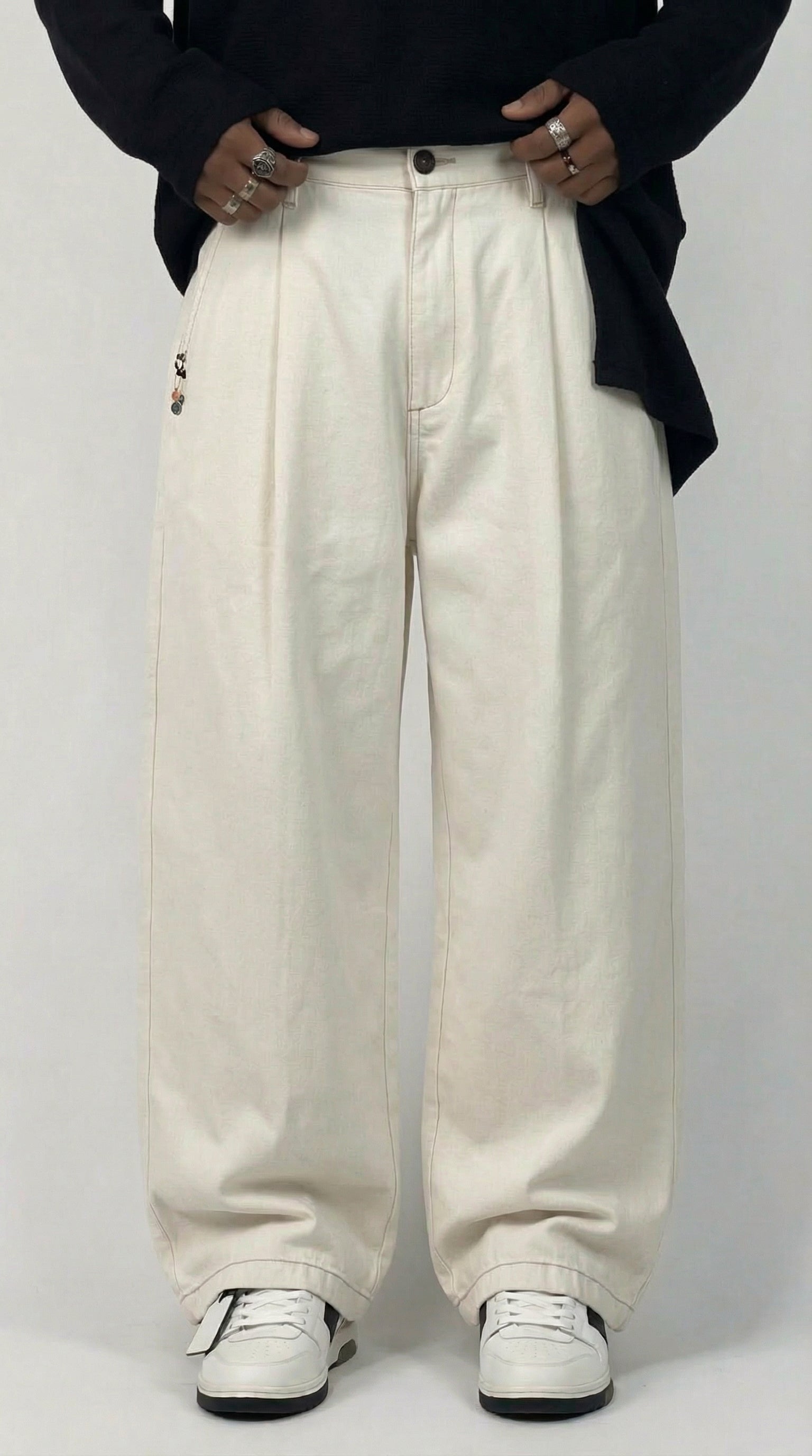 PANTALONE PANNA UOMO  - BERNA - ART. 261401 -128