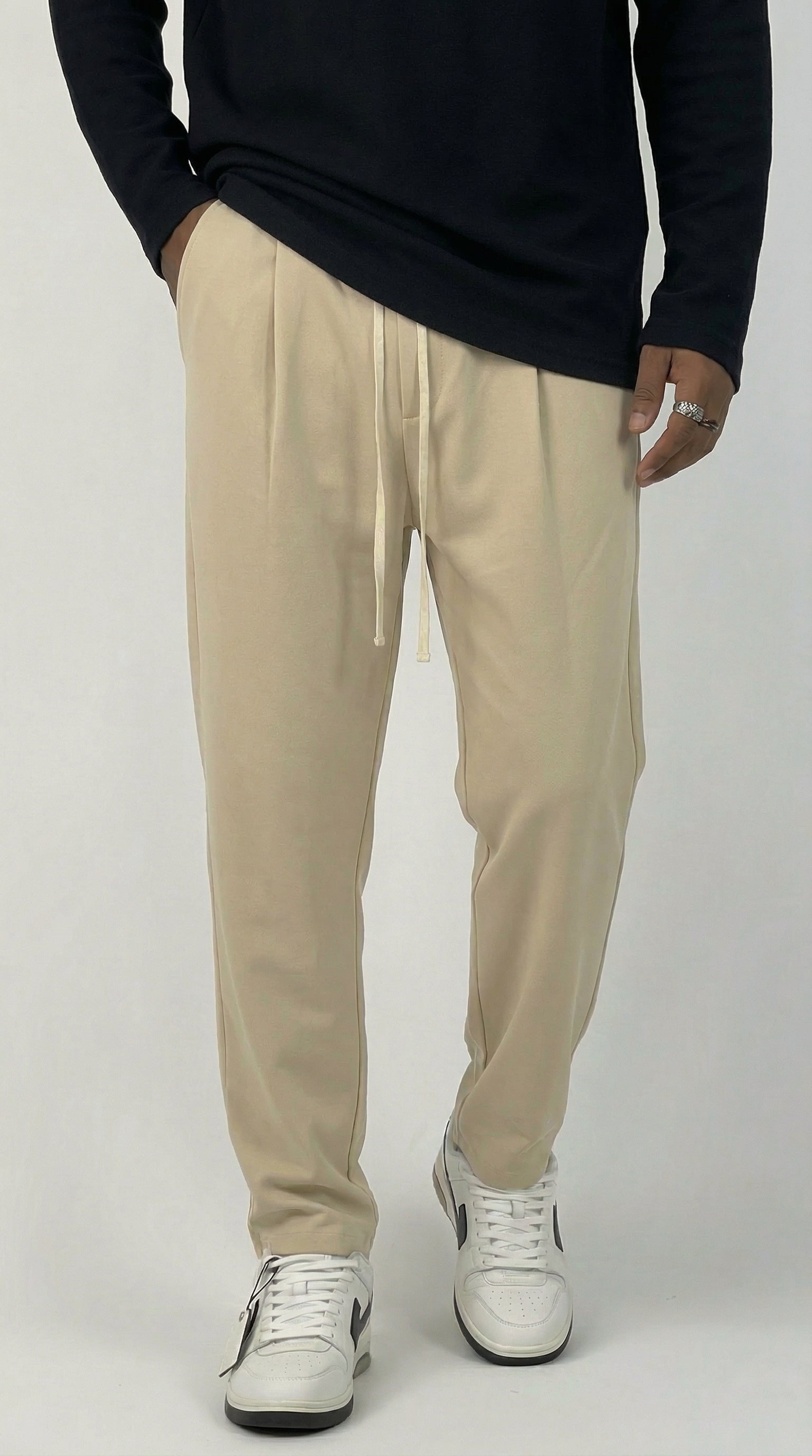 PANTALONI NERO CON COULISSE  - IMPERIAL - ART. PC8QLBQ