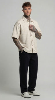 CAMICIA M/M PAISLEY RICAMATO - BERNA - ART. 261255-30