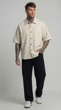 CAMICIA M/M PAISLEY RICAMATO - BERNA - ART. 261255-30