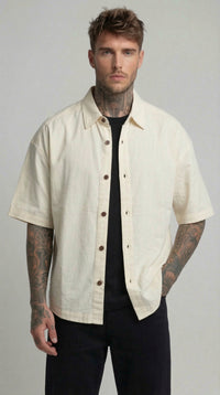 CAMICIA MEZZA MANICA PIU' COLORI  MISTO LINO - BERNA - ART. 261280