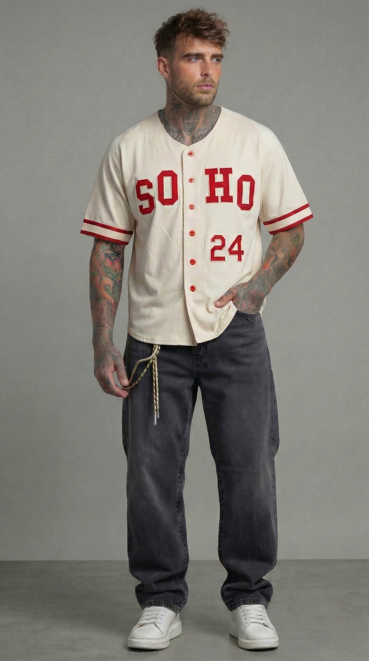 T-SHIRT CASACCA BASEBALL CON PATCH - BERNA - ART. 261232 -30