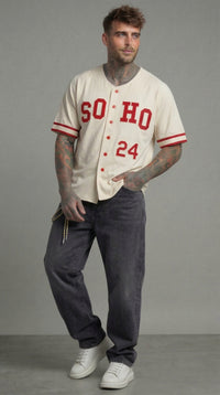 T-SHIRT CASACCA BASEBALL CON PATCH - BERNA - ART. 261232 -30