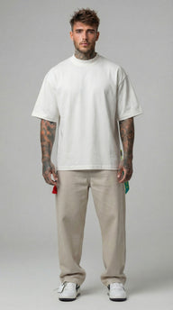 T-SHIRT UOMO VINTAGE  BOXY  BASICA  PIU' COLORI  - BERNA - ART. 261242