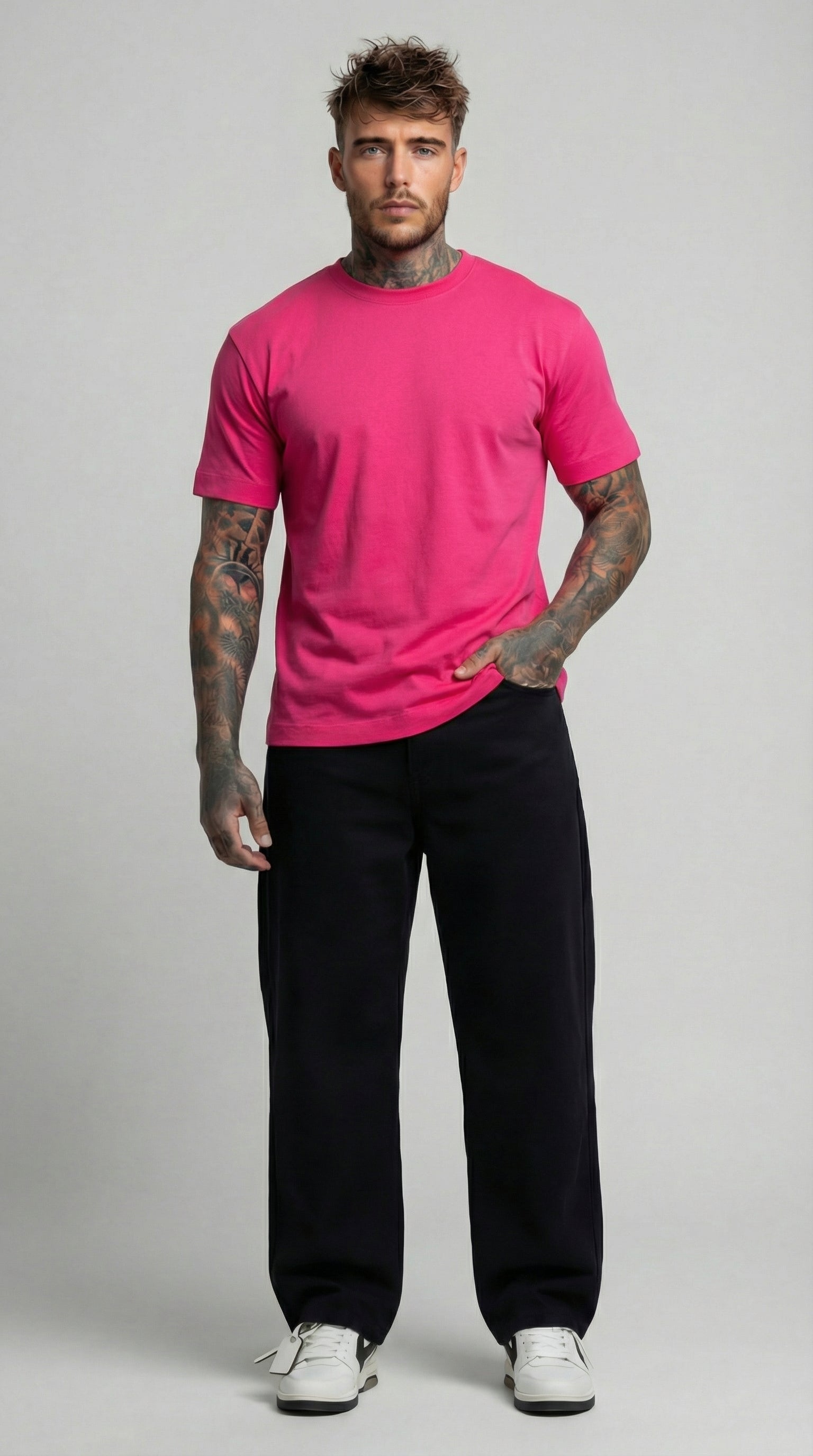 T-SHIRT OVERSIZE INTERLOCK PIU' COLORI - BERNA - ART. 261094  - 252023 - 251088