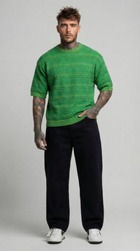 T-SHIRT UOMO IN MAGLIA DEVORE'  - BERNA - ART. 261013  PIU' COLORI