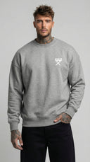 FELPA GIROCOLLO UOMO LOGATA VINTAGE FIT  - BERNA - ART. 261051 - PIU' COLORI