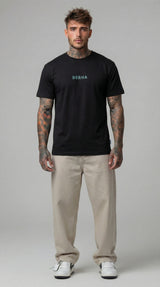 T-SHIRT NERA AQUILA AZTECA - BERNA - ART. 261078 -1