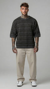 T-SHIRT UOMO IN MAGLIA DEVORE'  - BERNA - ART. 261013  PIU' COLORI